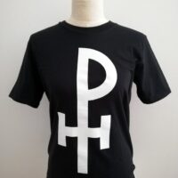 Monogram T-shirt (white on black)