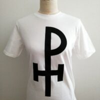 Monogram T-shirt (black on white)