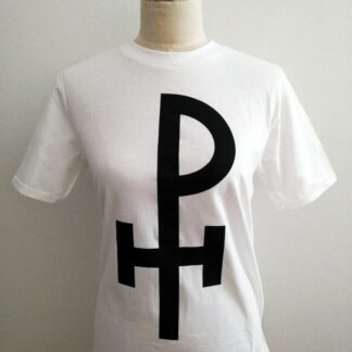 Monogram T-shirt (black on white)